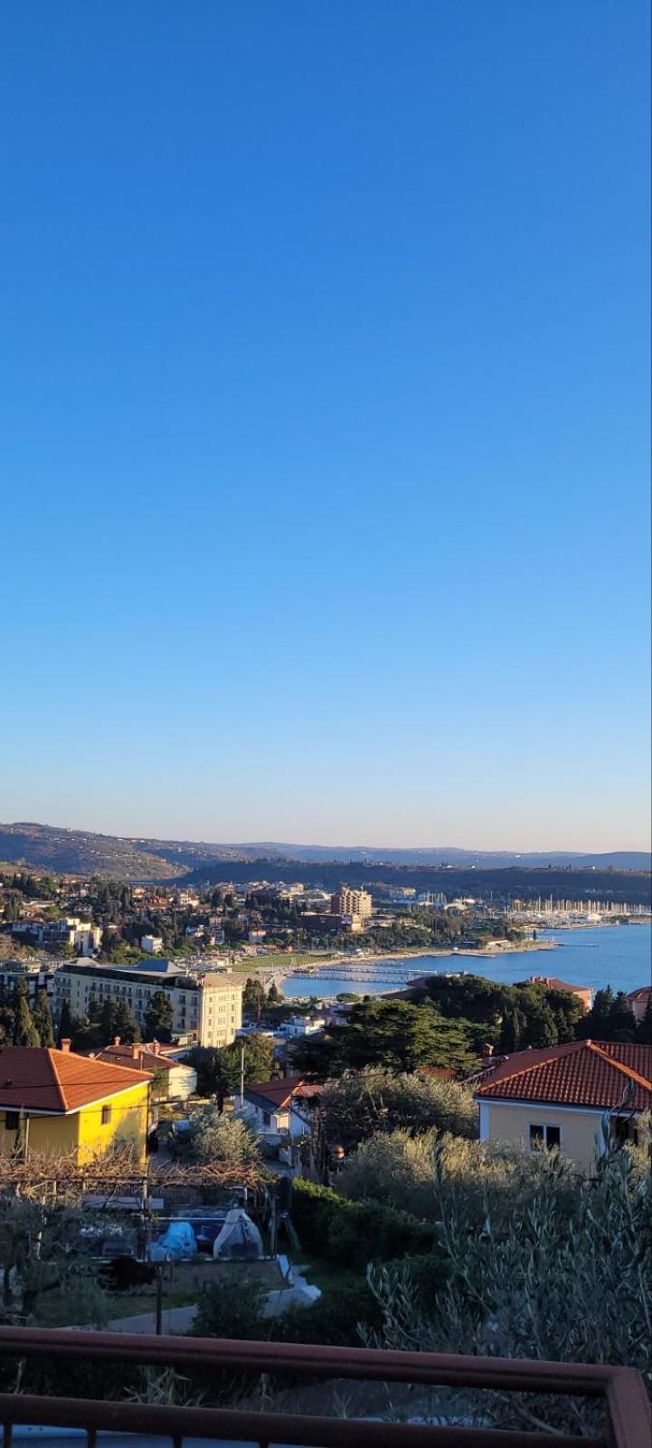 Panoramic View Near The Beach In Portotoz+P Leilighet Portorož Eksteriør bilde